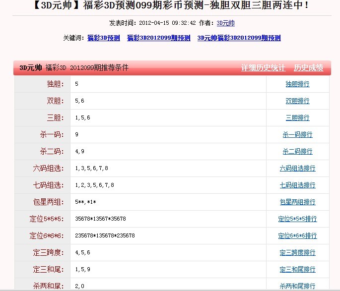 岳阳飞飞福彩3D稳赚策略分享，今晚推荐，盈利有保障！